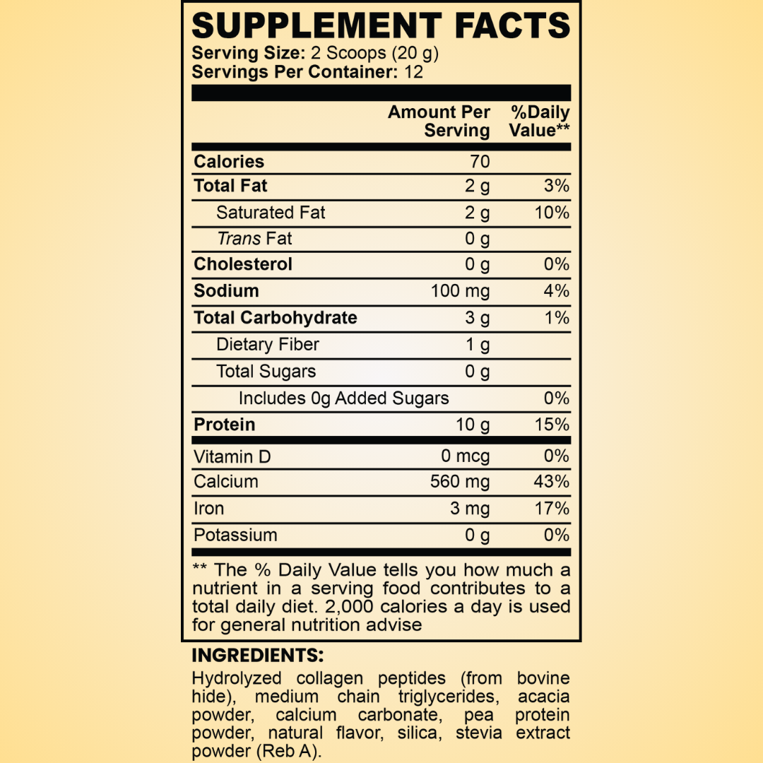Collagen Powder プリン Japanese Custard Pudding